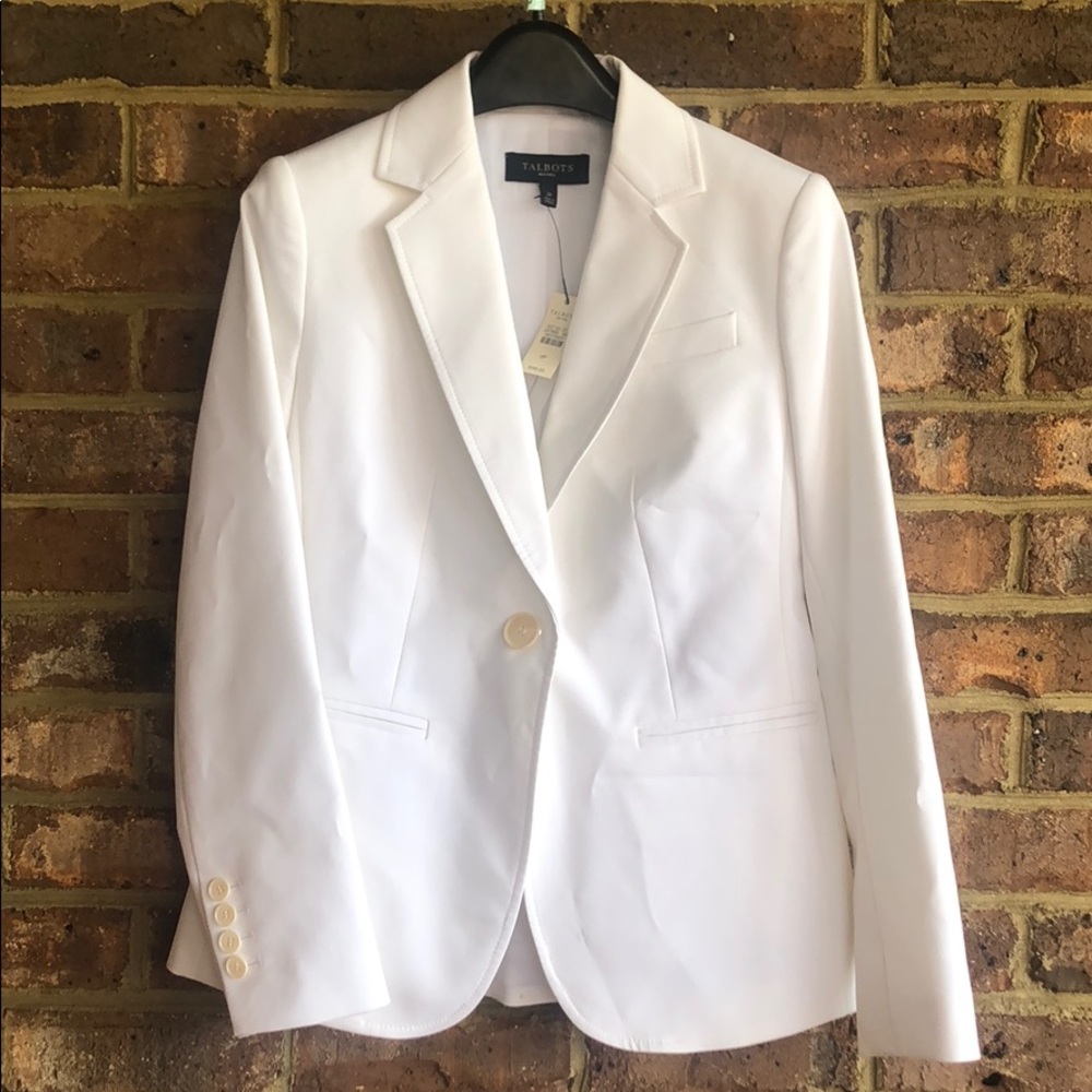 Talbots White Jacket